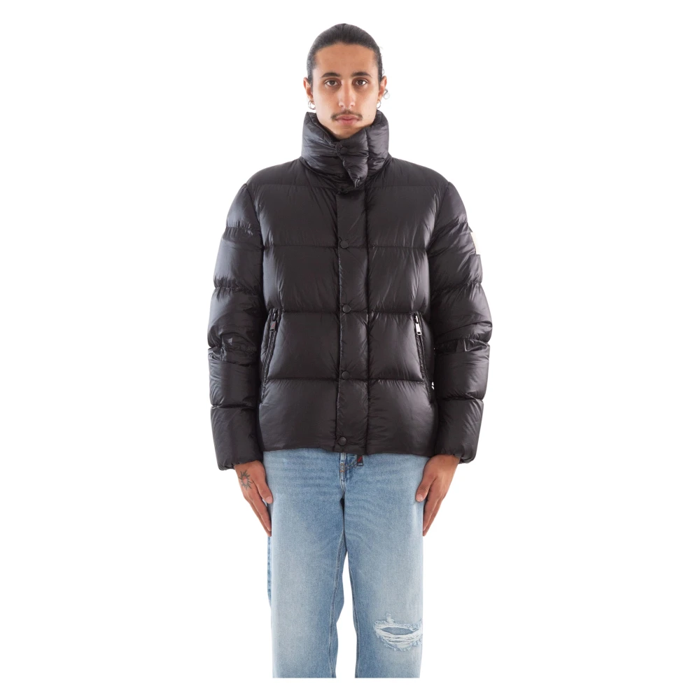 Afterlabel Glanzende donsjas in Chamonix Black Heren