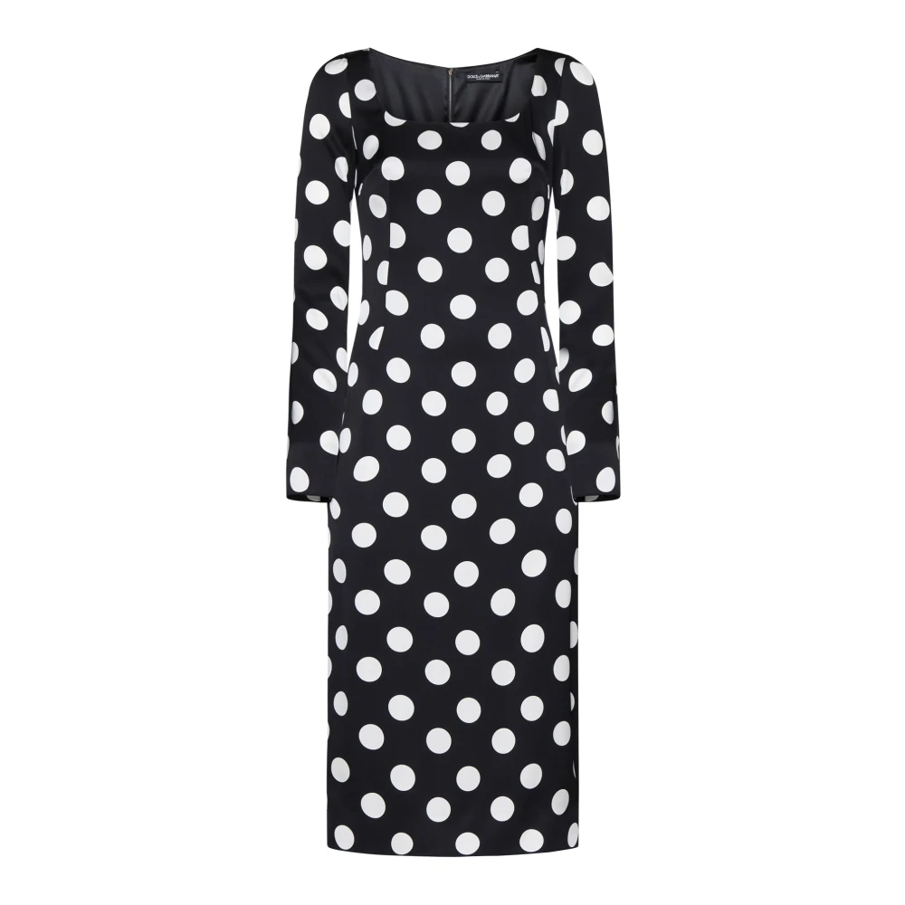 Dolce & Gabbana Elegante Jurken voor Vrouwen Black Dames