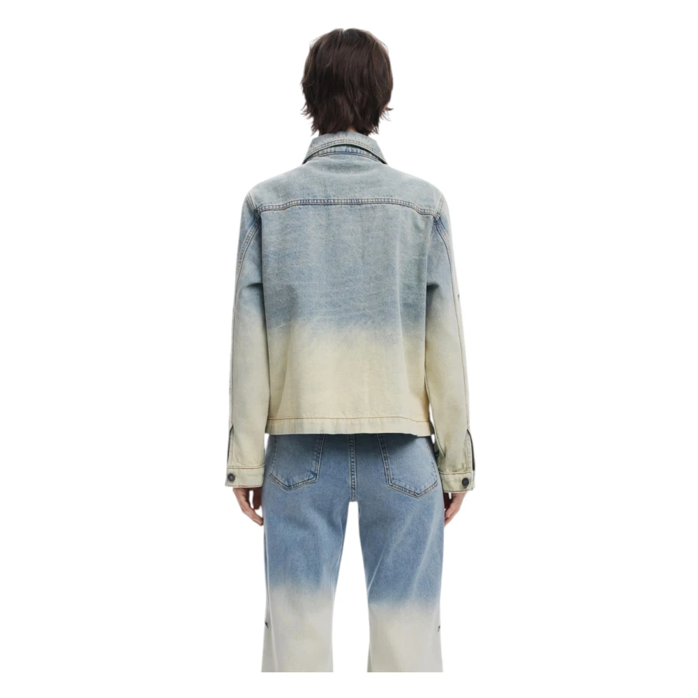 Desigual Katoenen Damesjassen Collectie Blue Dames