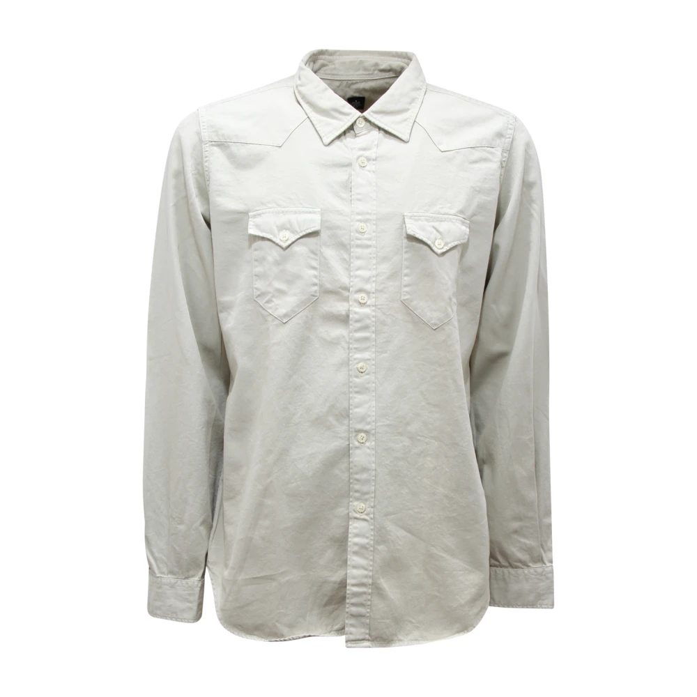 Eleventy Men's Beige Chino Cotton Shirt - Casual Shirts - Xl - Shirts