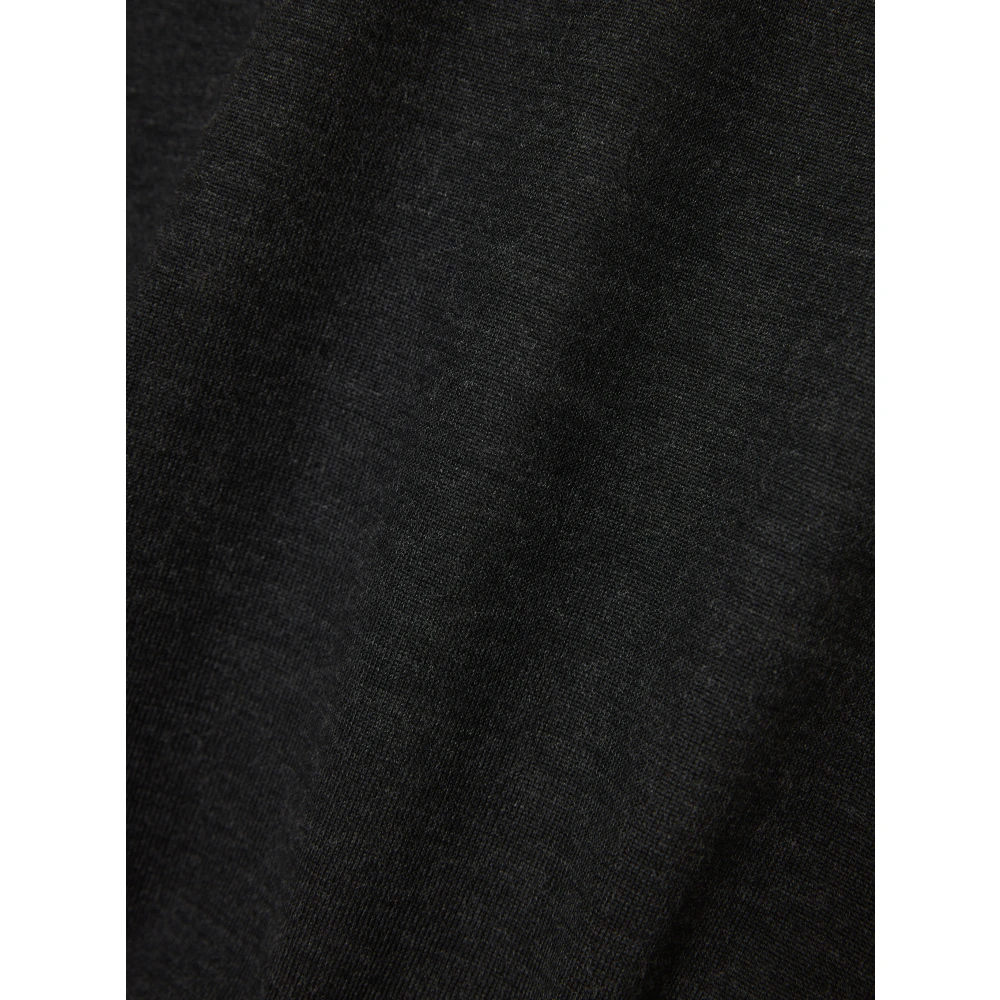 Fedeli Wollen Polo Shirt Gemaakt in Italië Gray Heren