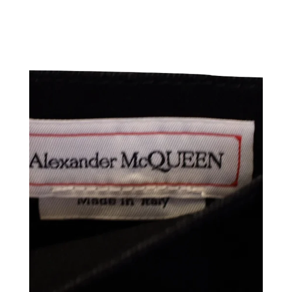 Alexander McQueen Pre-owned Cotton jeans Black Heren