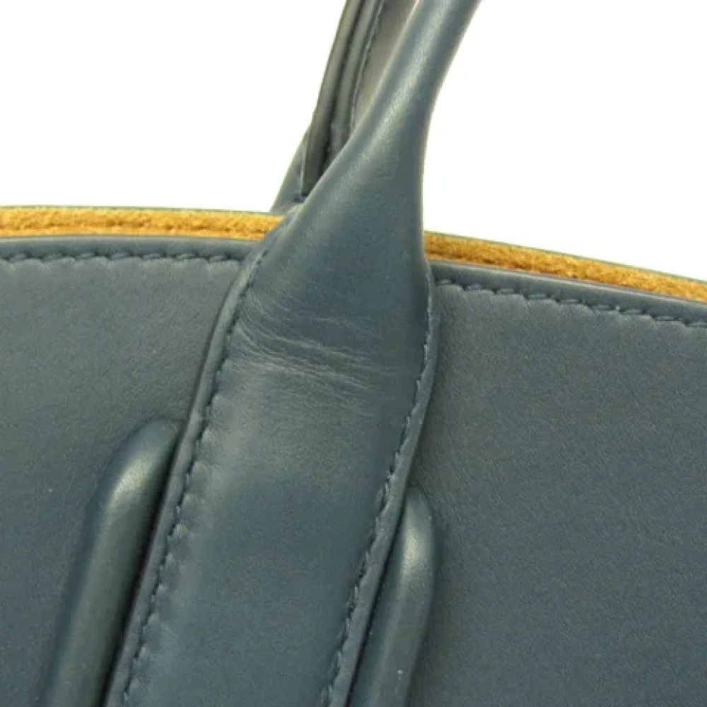 Bottega Veneta Vintage Pre-owned Leather handbags Blue Dames