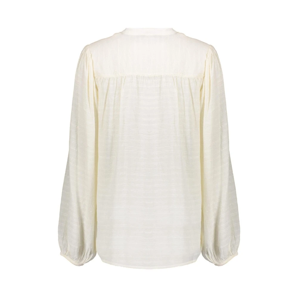 Geisha blouse embroidery 43082-14 10 off-white fuchsia White Dames