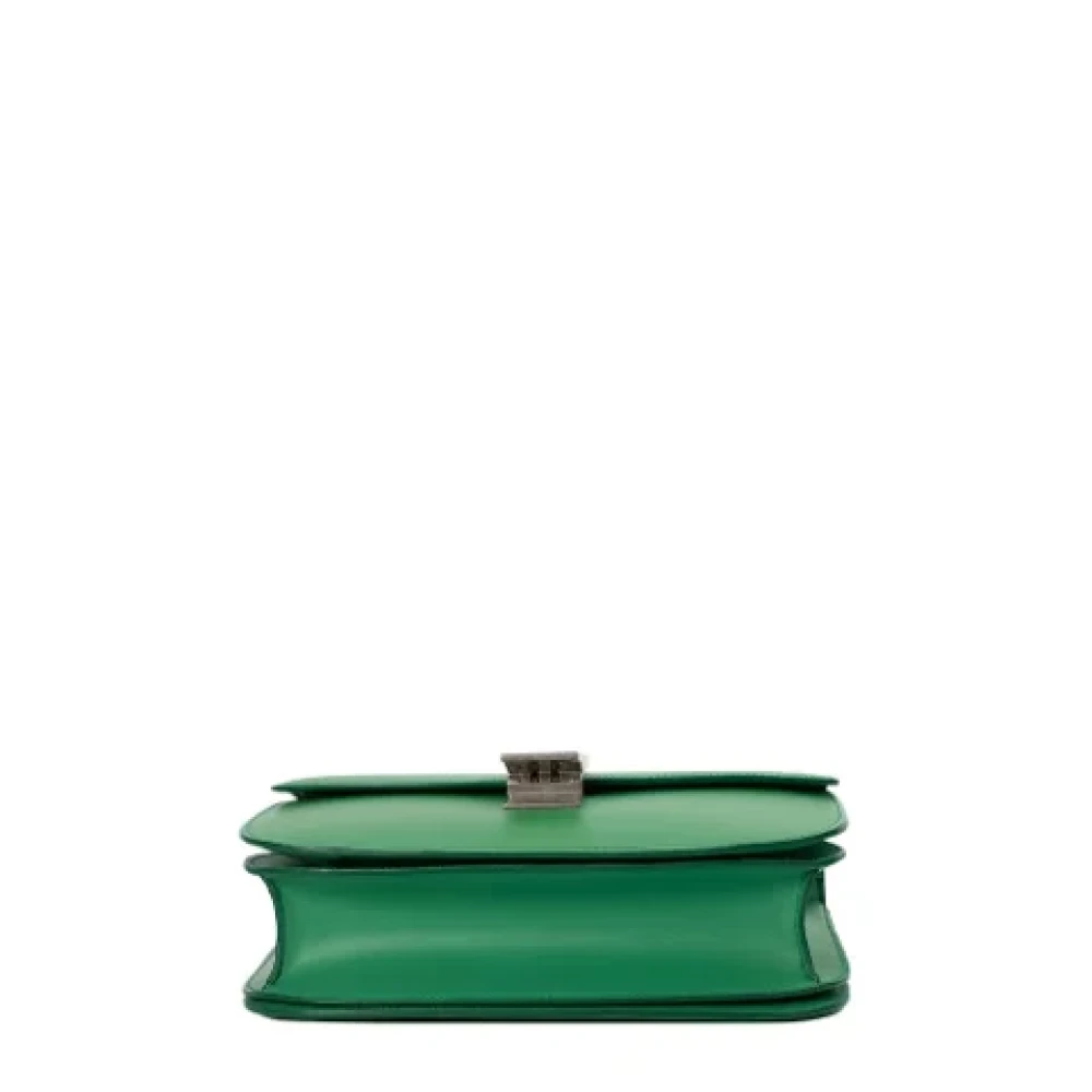 Celine Vintage Pre-owned Leather celine-bags Green Dames