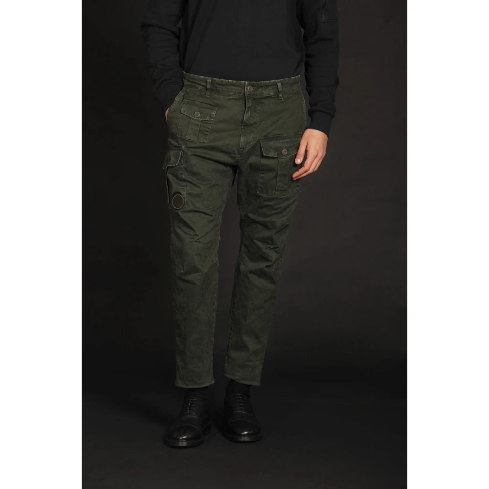 Mason's Coolpocket Cargo Broek Groen Wortelpasvorm Green Heren