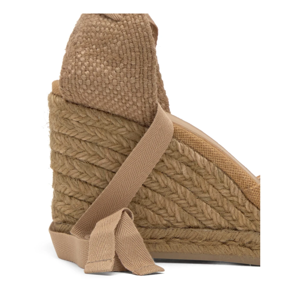 Castañer Joyce Etro T 8 273 · Platte Espadrille Beige Dames