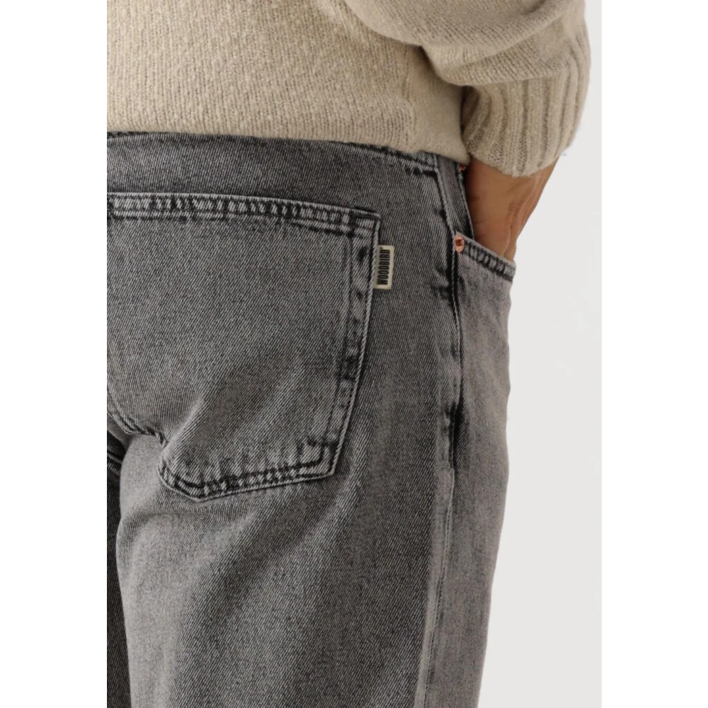 Woodbird Grijze Straight Leg Jeans voor Heren Gray Heren