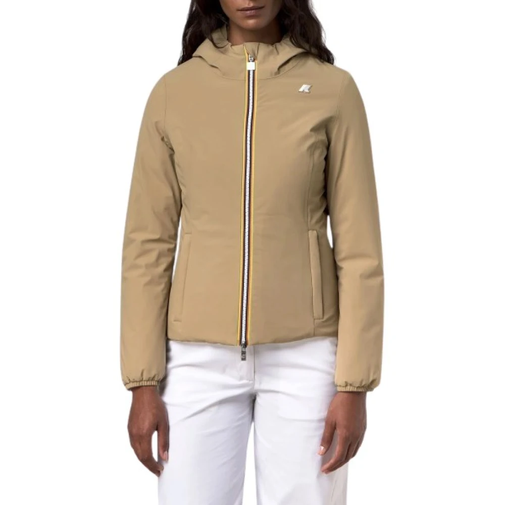 K-Way Donna Beige - Lily St Warm Double - Jackets - M - Immagine 4