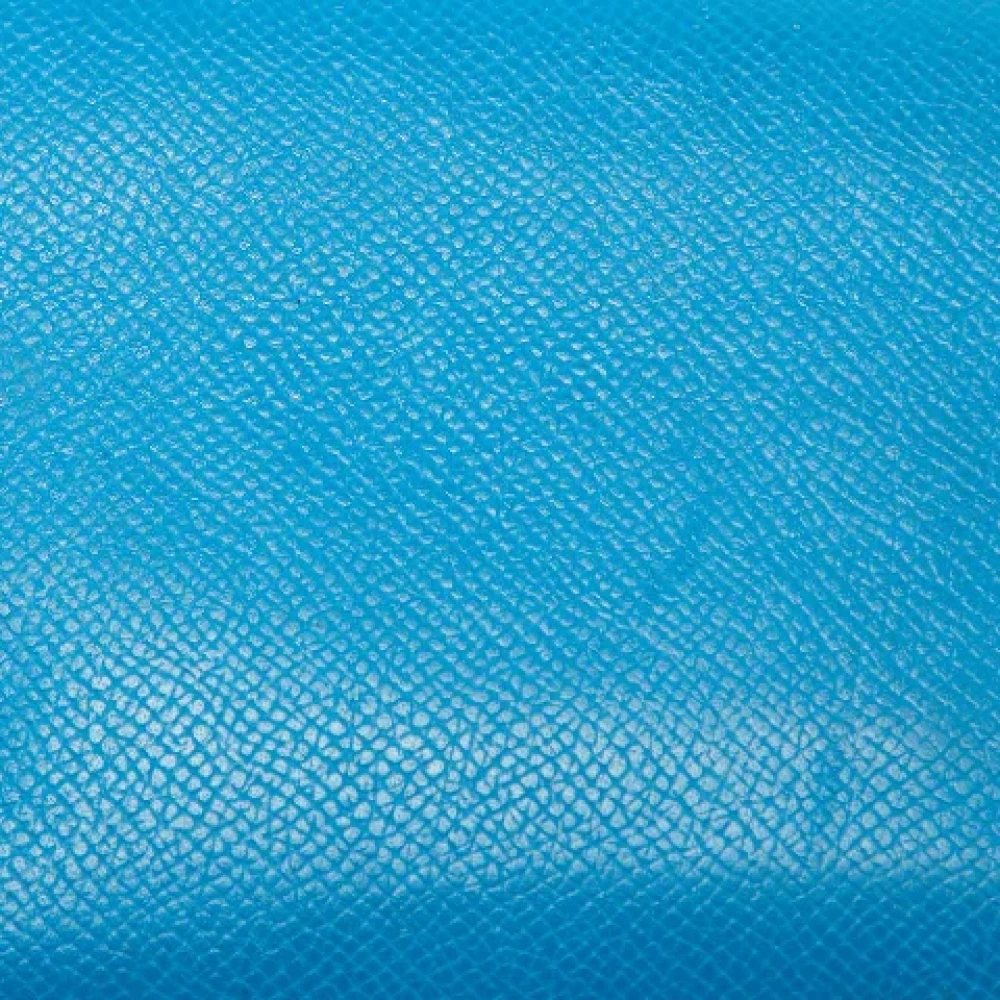 Hermès Vintage Pre-owned Leather wallets Blue Dames