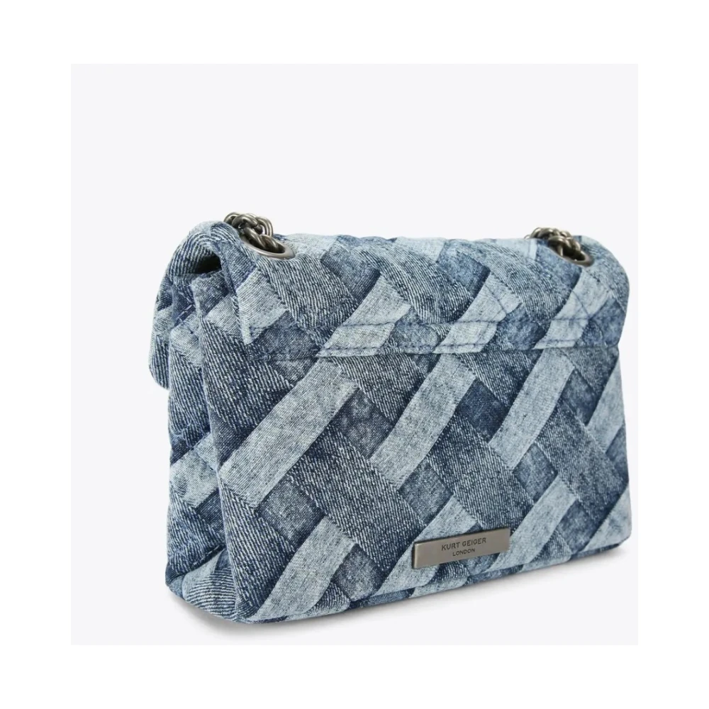 Kurt Geiger Kristal Mini Handtassen Blue Dames