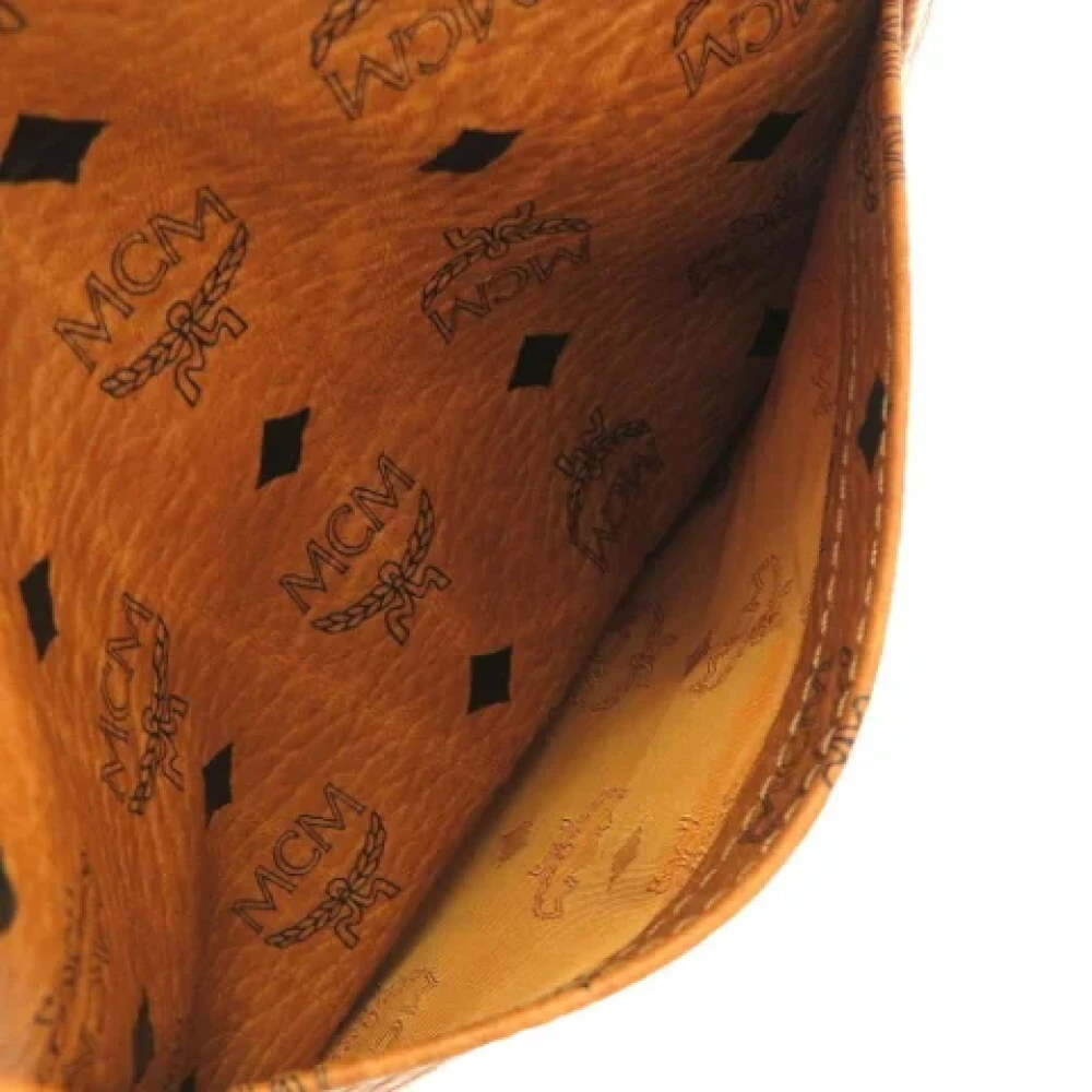 MCM Pre-owned Fabric totes Brown Dames