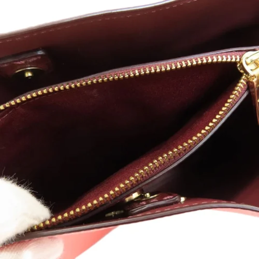 Coach Pre-owned Leather handbags Pink Dames