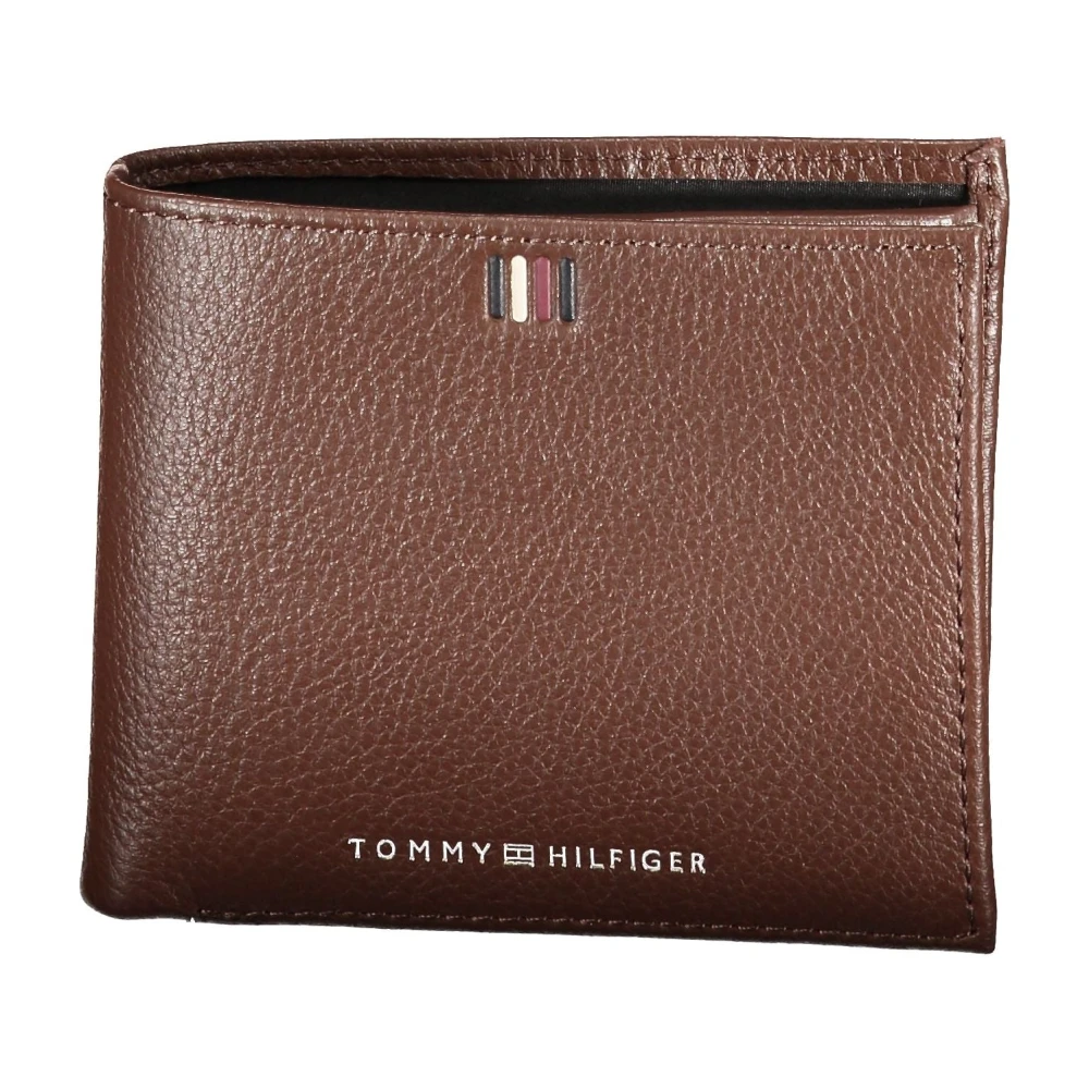 Tommy Hilfiger Bruine Herenportemonnee met Kaarthouder Brown Heren