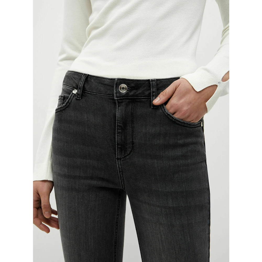 Liu Jo Zwarte Denim Slim Jeans Black Dames