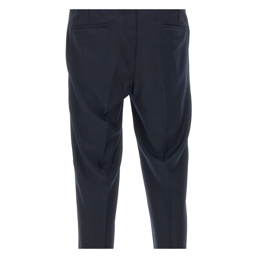 Briglia Navy Blauwe Flanellen Broek Blue Heren