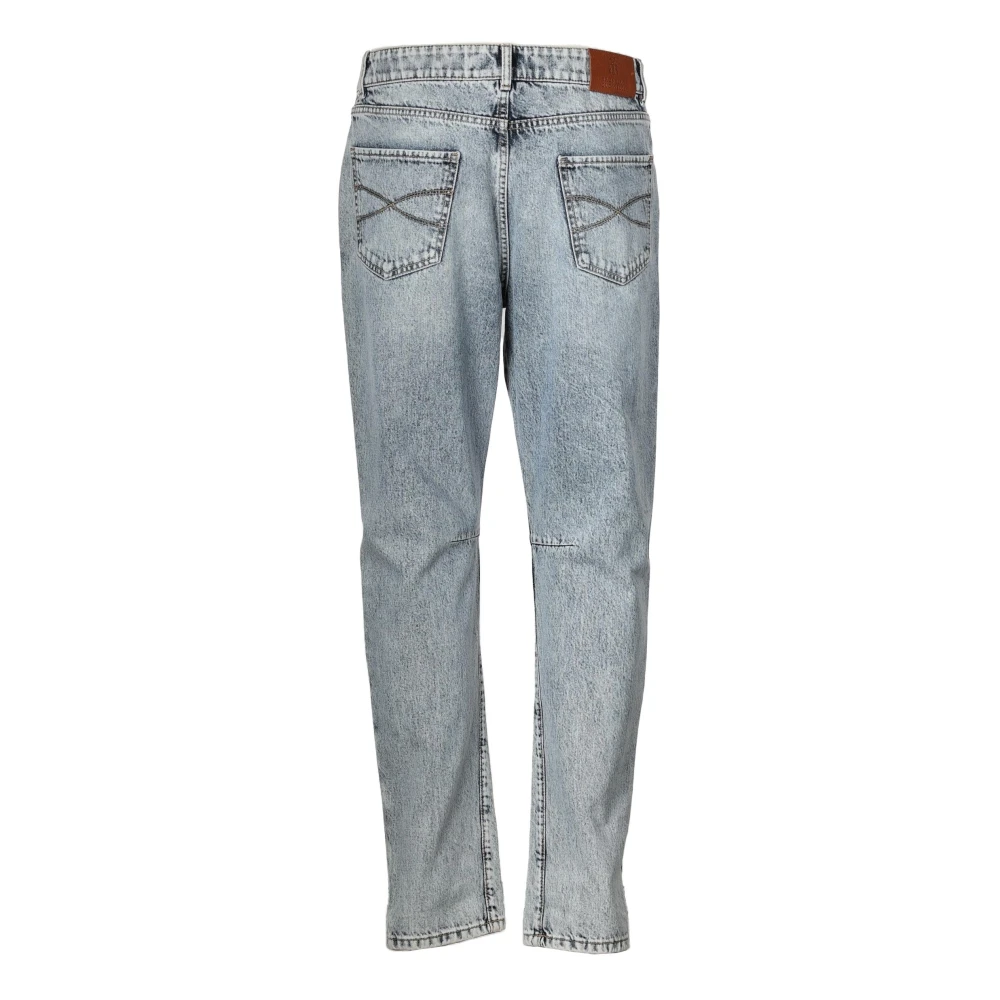 BRUNELLO CUCINELLI Stijlvolle Jeansbroek Blue Heren