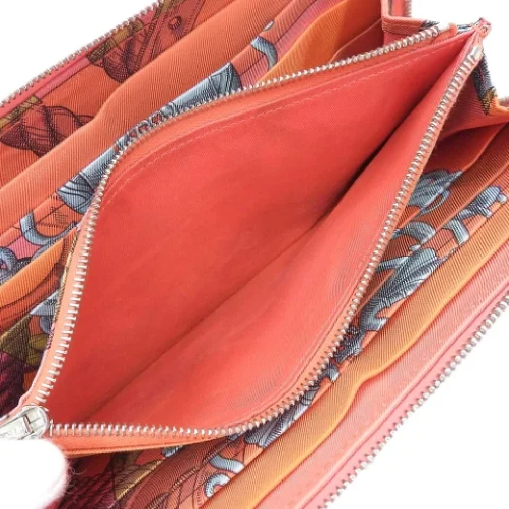 Hermès Vintage Pre-owned Leather wallets Pink Dames