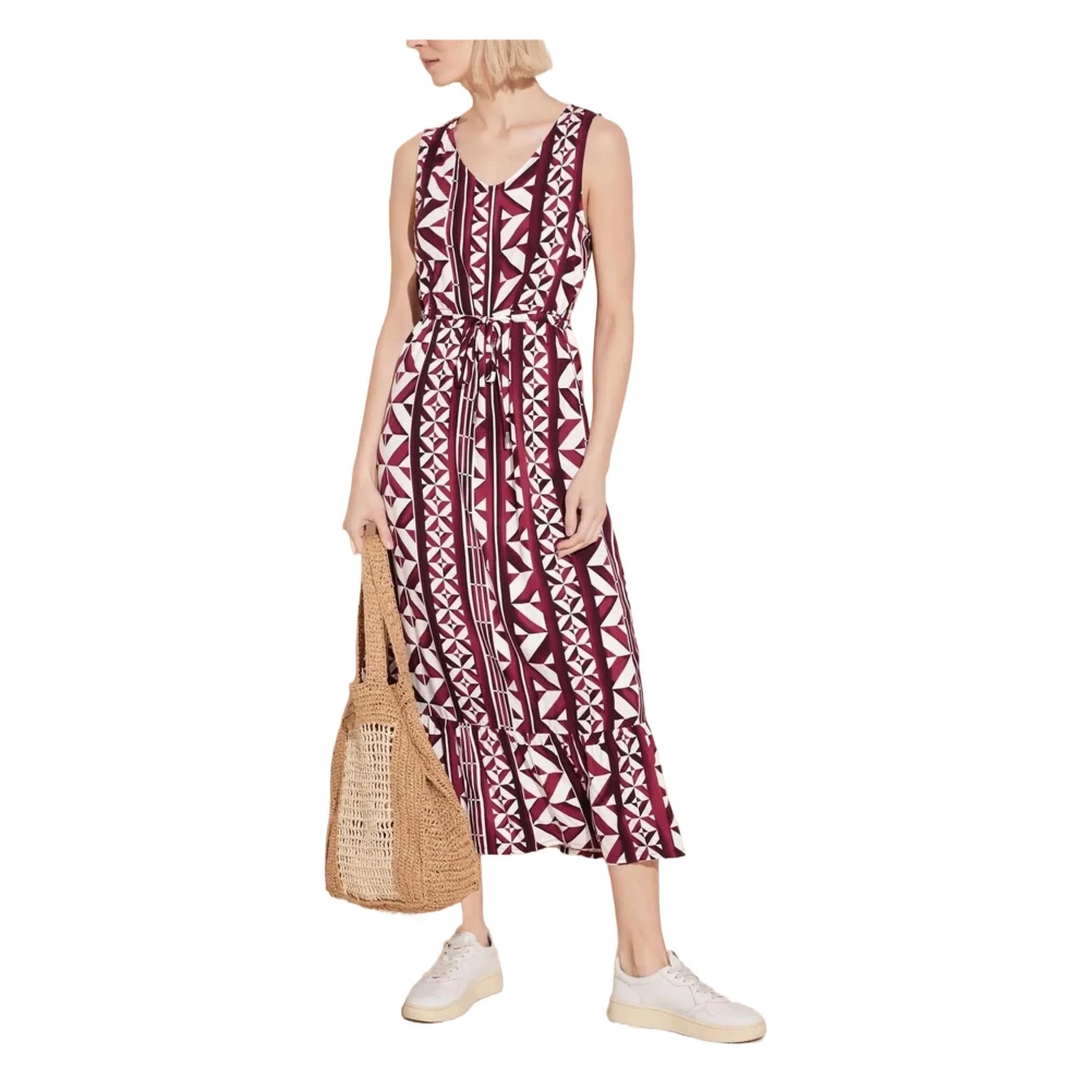Street One Lange Jurk Lente Zomer Collectie Multicolor Dames