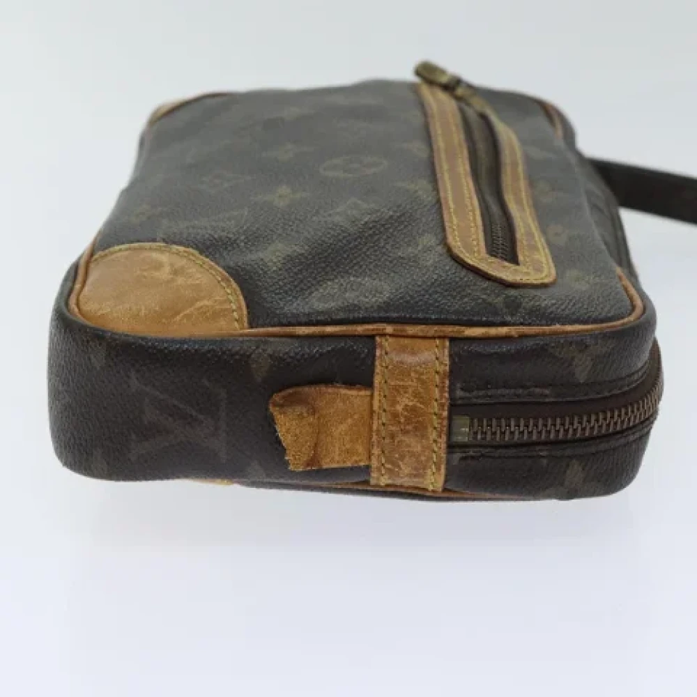 Louis Vuitton Vintage Pre-owned Canvas clutches Brown Dames