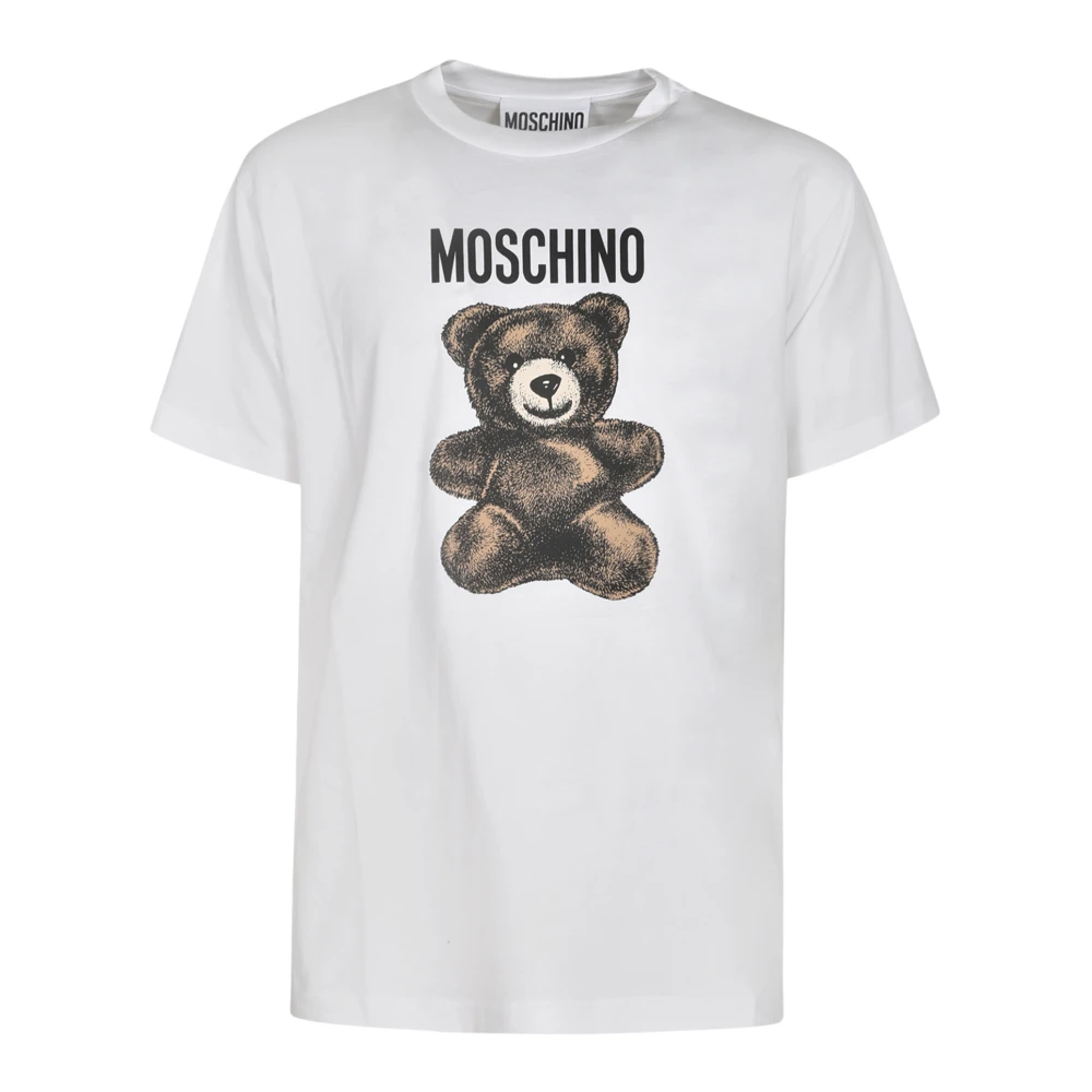 Moschino Stijlvolle T-shirts en Polos White Heren