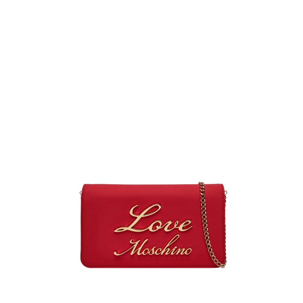 Love Moschino Rode Schoudertas Elegant Opvallend Must-Have Red Dames
