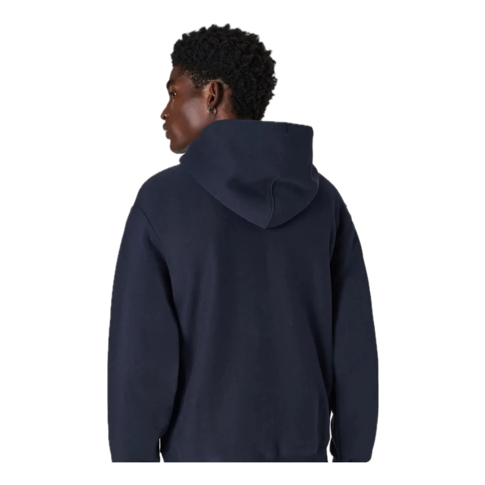 Champion Geborstelde Fleece Hoodie Collectie Blue Heren