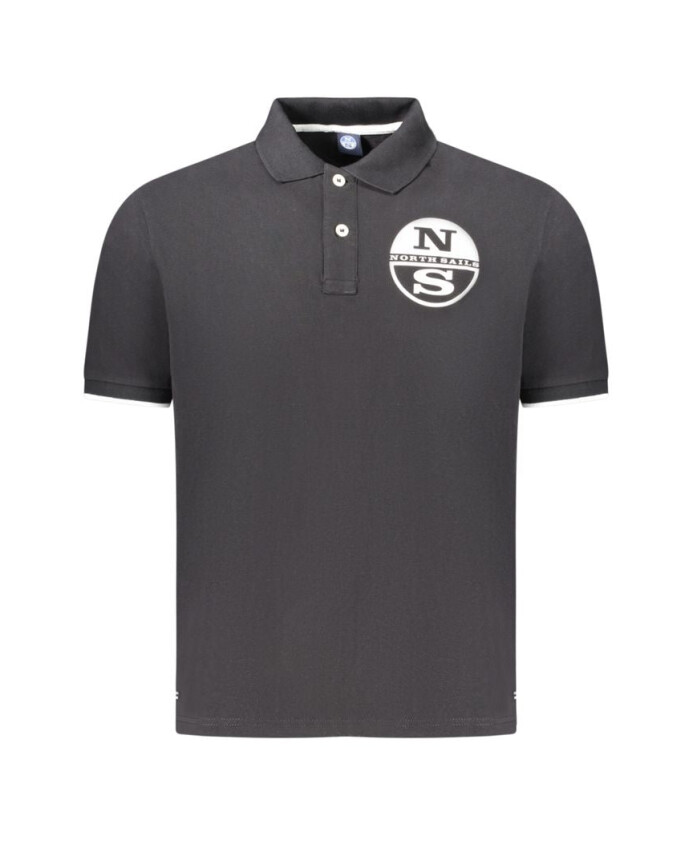 polo-en-coton-noir
