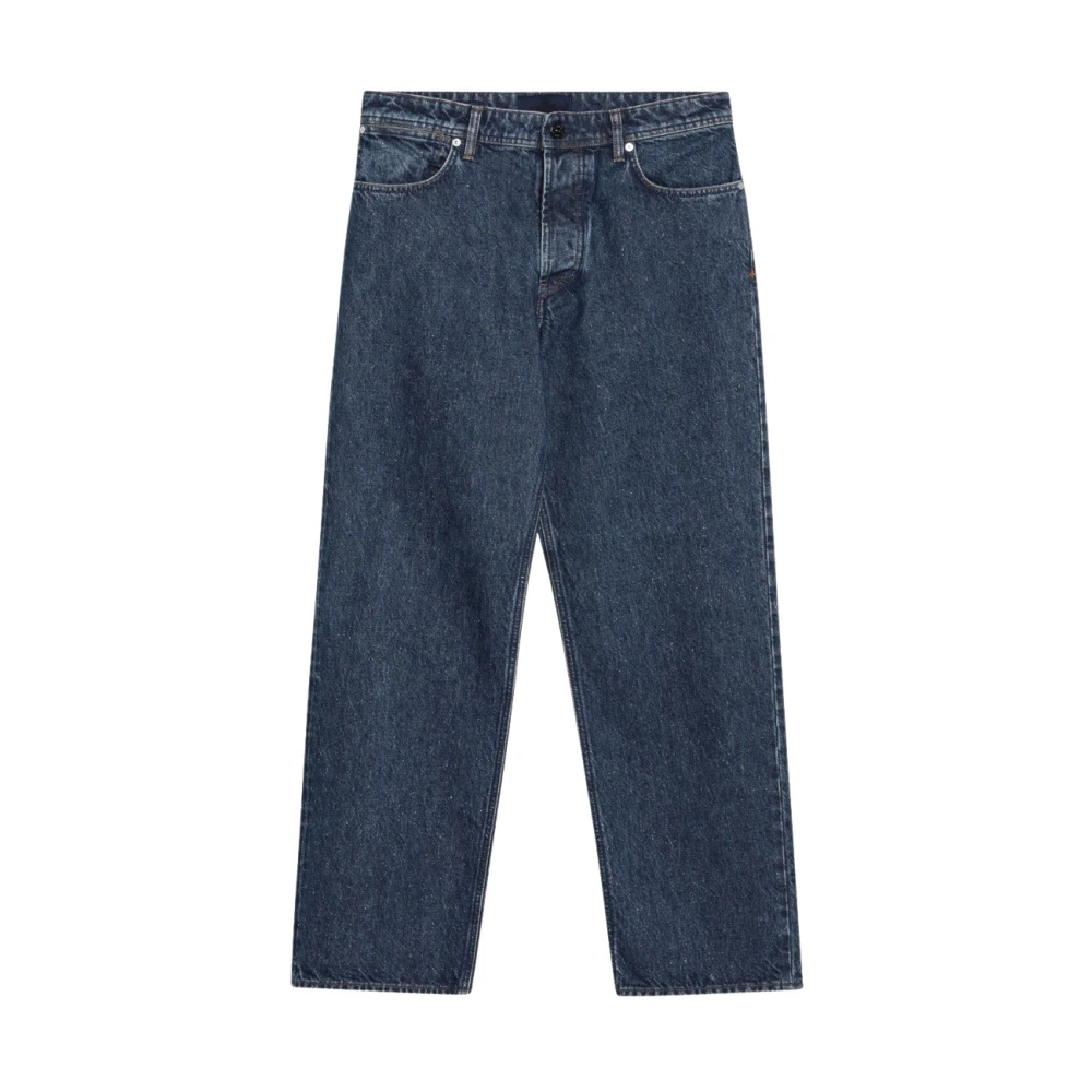 Stone Island Loose-Fit Jeans - Male - Straight Fit Jeans - Blue - W32 - Jeans