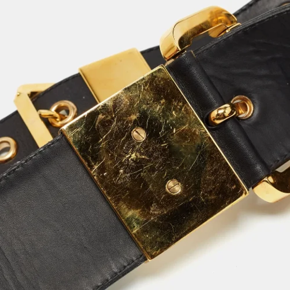 Giuseppe Zanotti Pre-owned Leather belts Black Dames