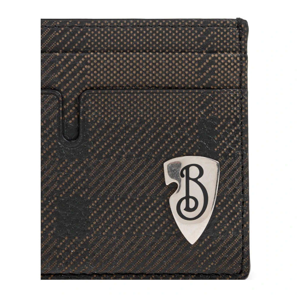 Burberry Leren kaarthouder Brown Heren