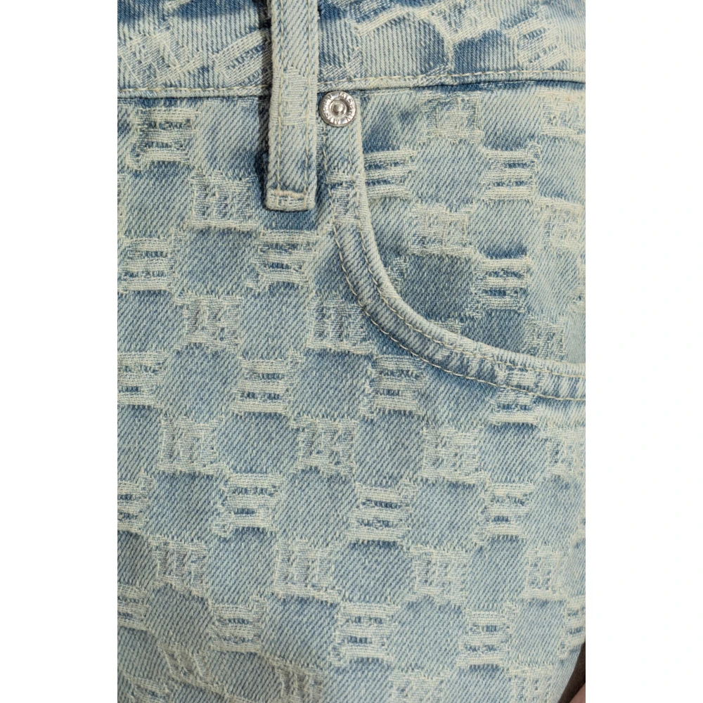 Misbhv Jeans met monogram Blue Dames