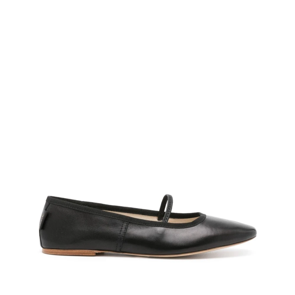 A.P.C. Svarta svan ballerina skor LZZ Black, Dam