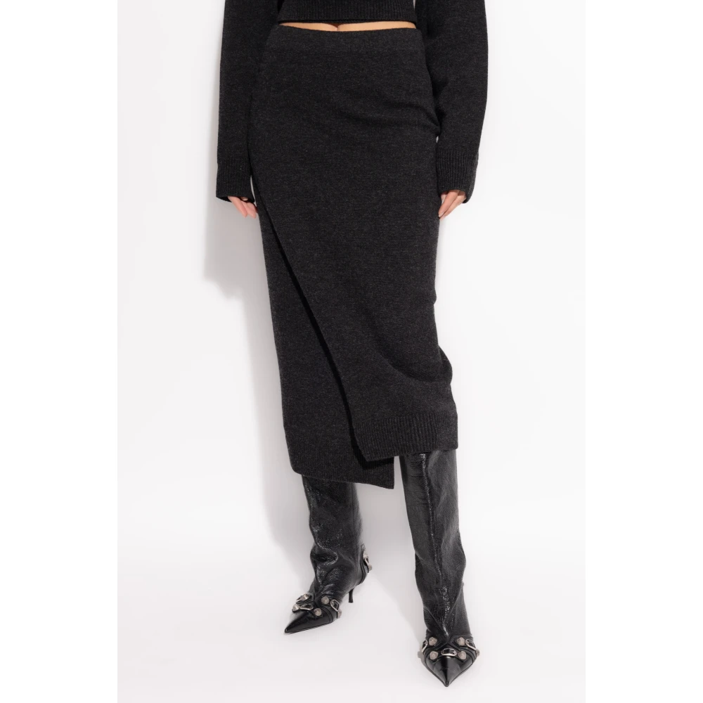 Balenciaga Wollen rok Gray Dames