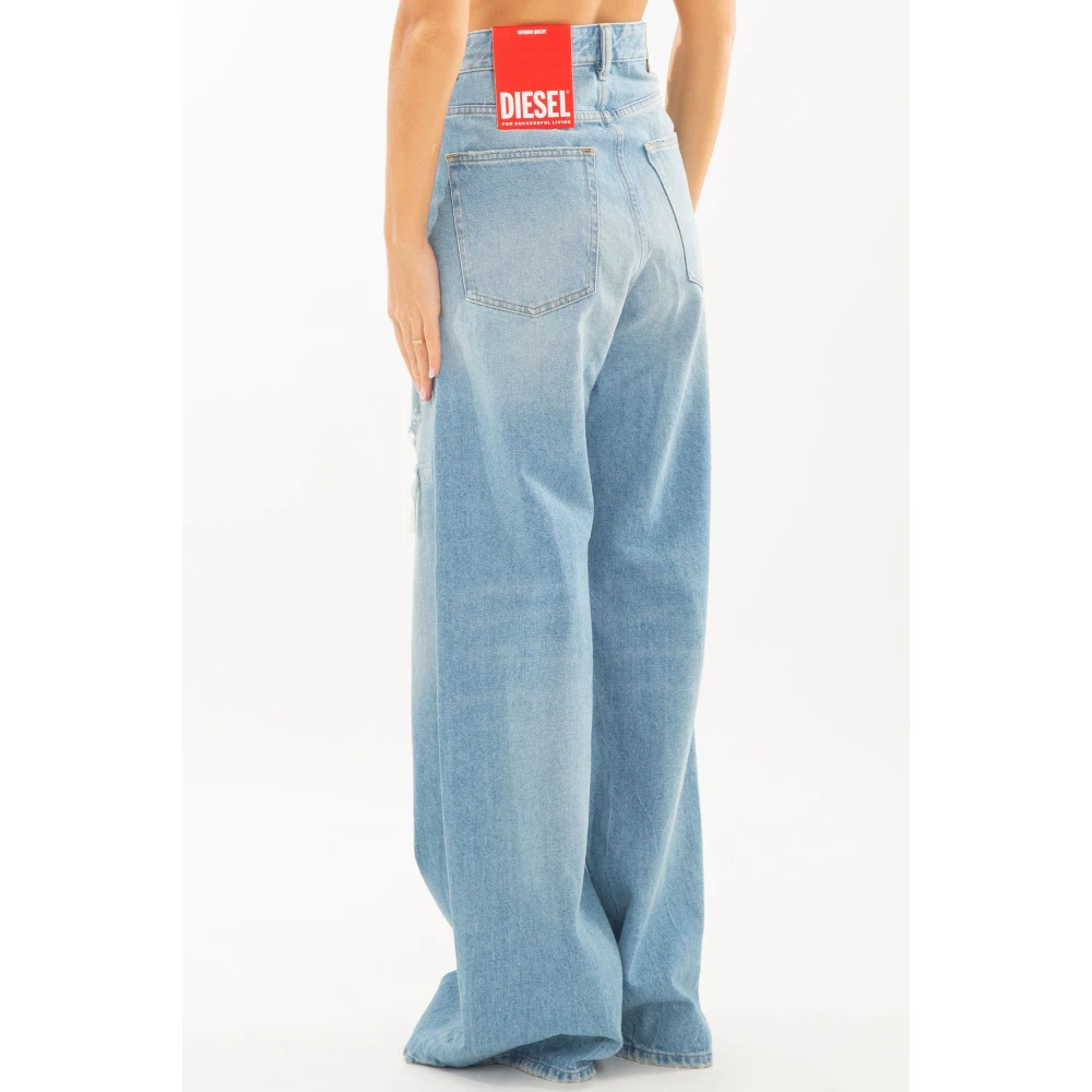 Diesel Vintage Ripped Knee Jeans Blue Dames