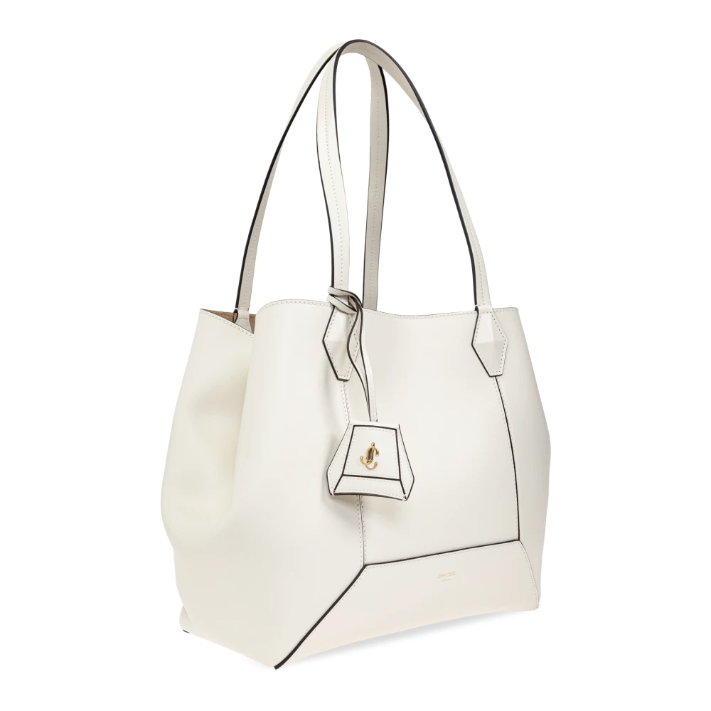 Jimmy Choo Diamanten Medium shopper tas Beige Dames