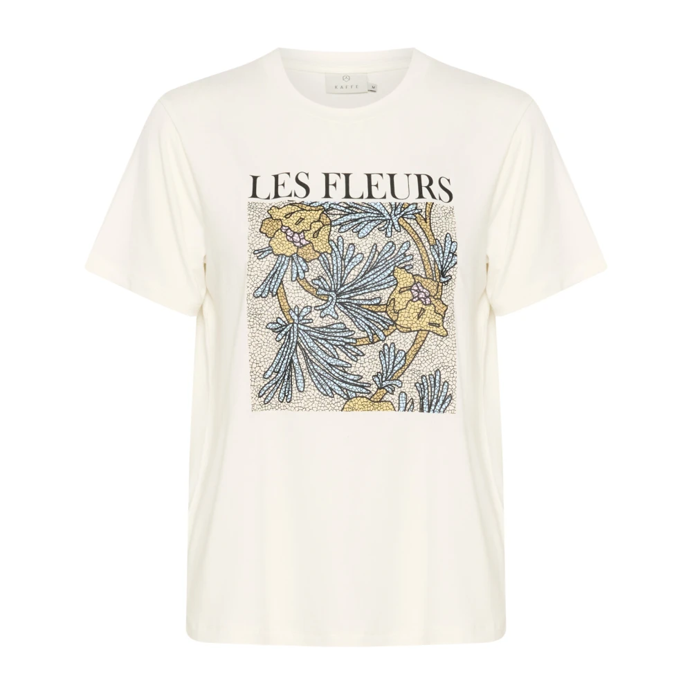 Kaffe - Tops > T-Shirts - White - Kaffe - Modalova