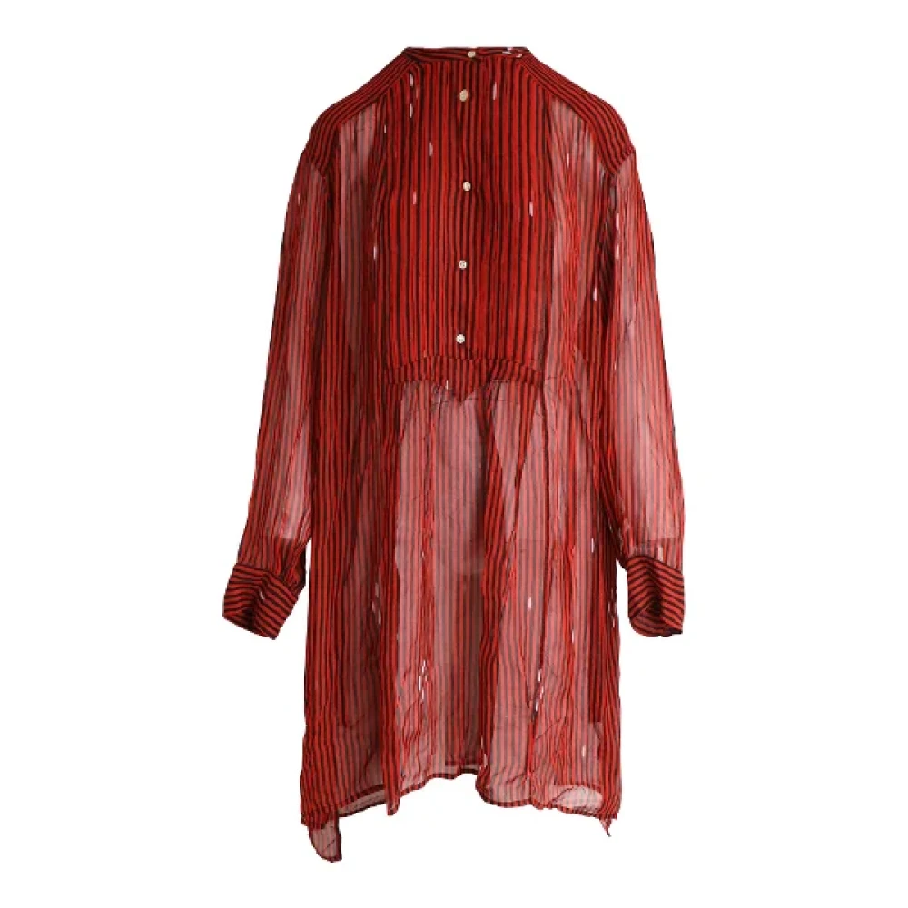 Isabel Marant Pre-owned Viscose dresses Red Dames