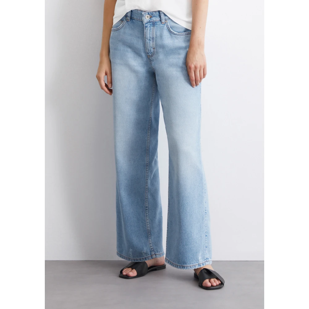 Marc O'Polo Wijde jeans Blue Dames
