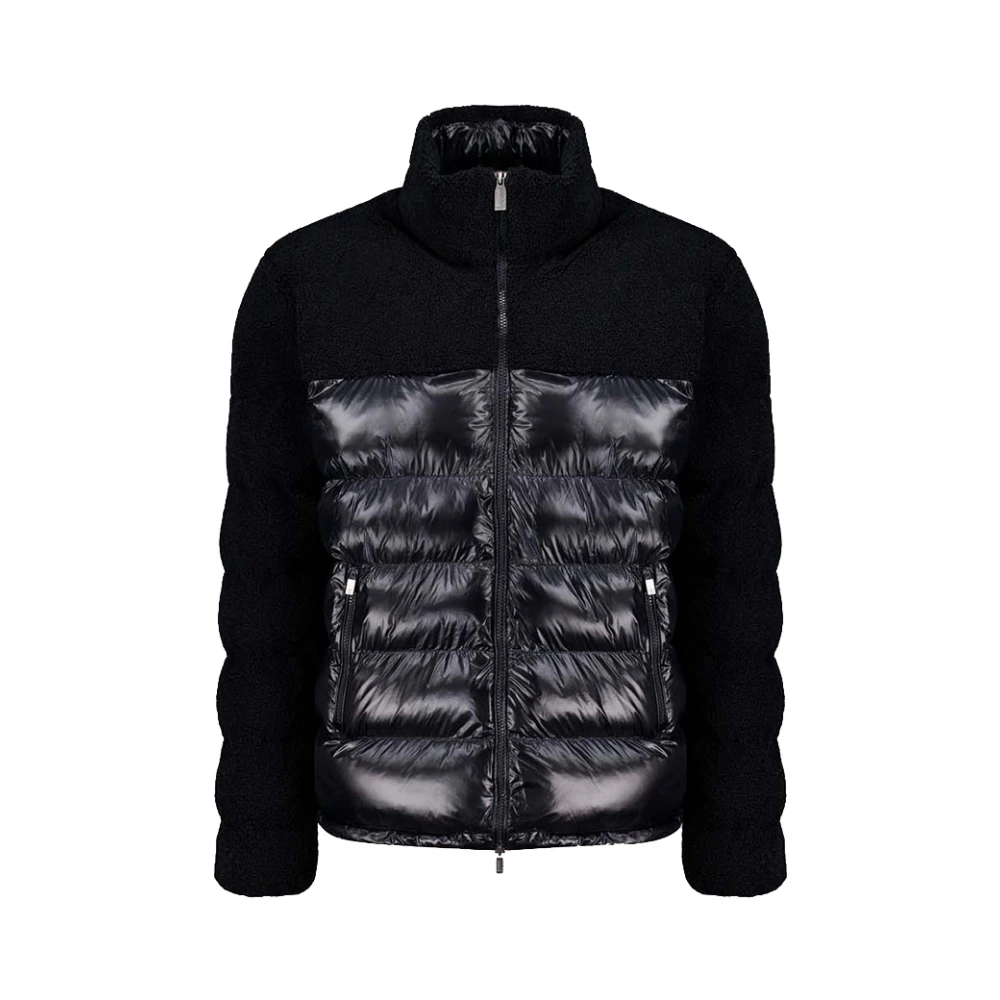 Ciesse Piumini Zwarte winterjas met afneembare capuchon Black Heren