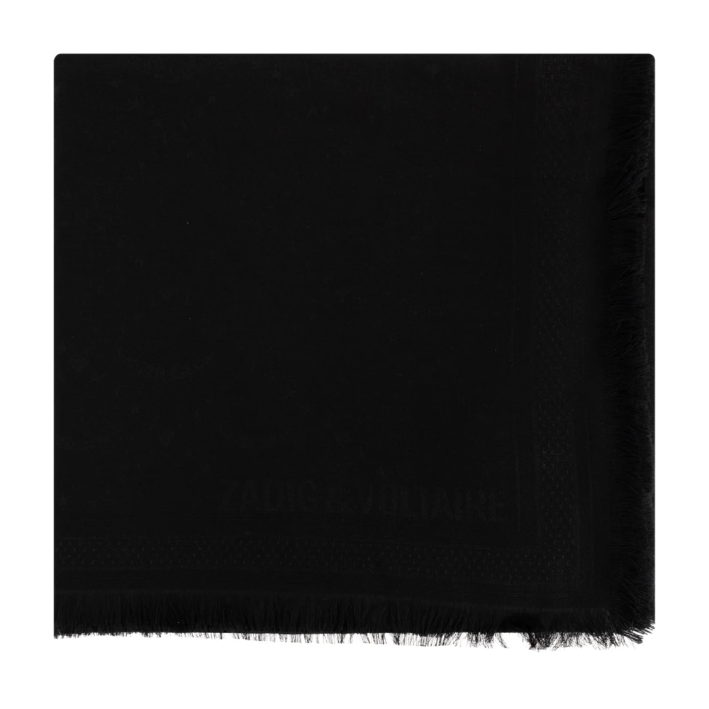 Zadig & Voltaire Sjaal met monogram Glenn Black Dames
