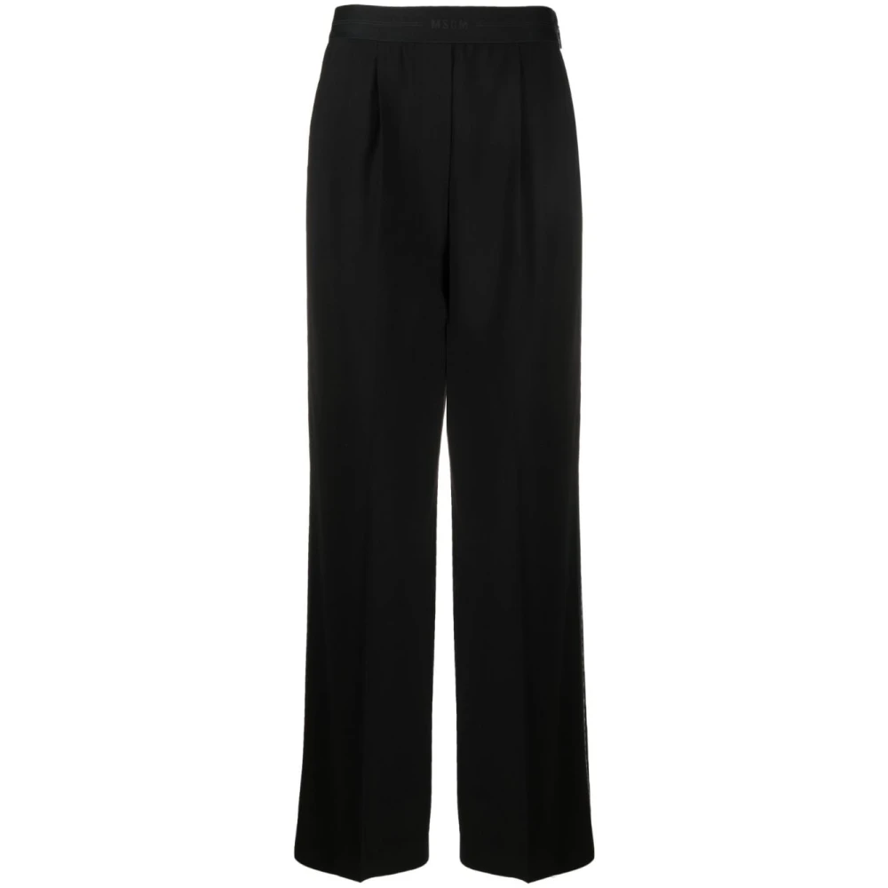 Trousers > Wide Trousers - - Msgm - Modalova