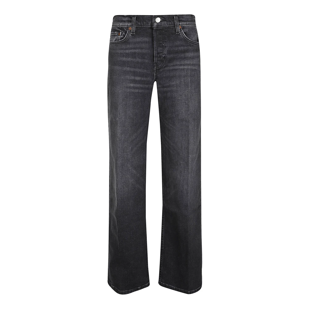 Re Done Wijde Pijp Jeans Black Dames