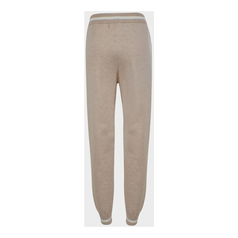 YES ZEE Broek met boord Beige Dames