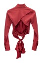 gold-button-high-collar-blouse