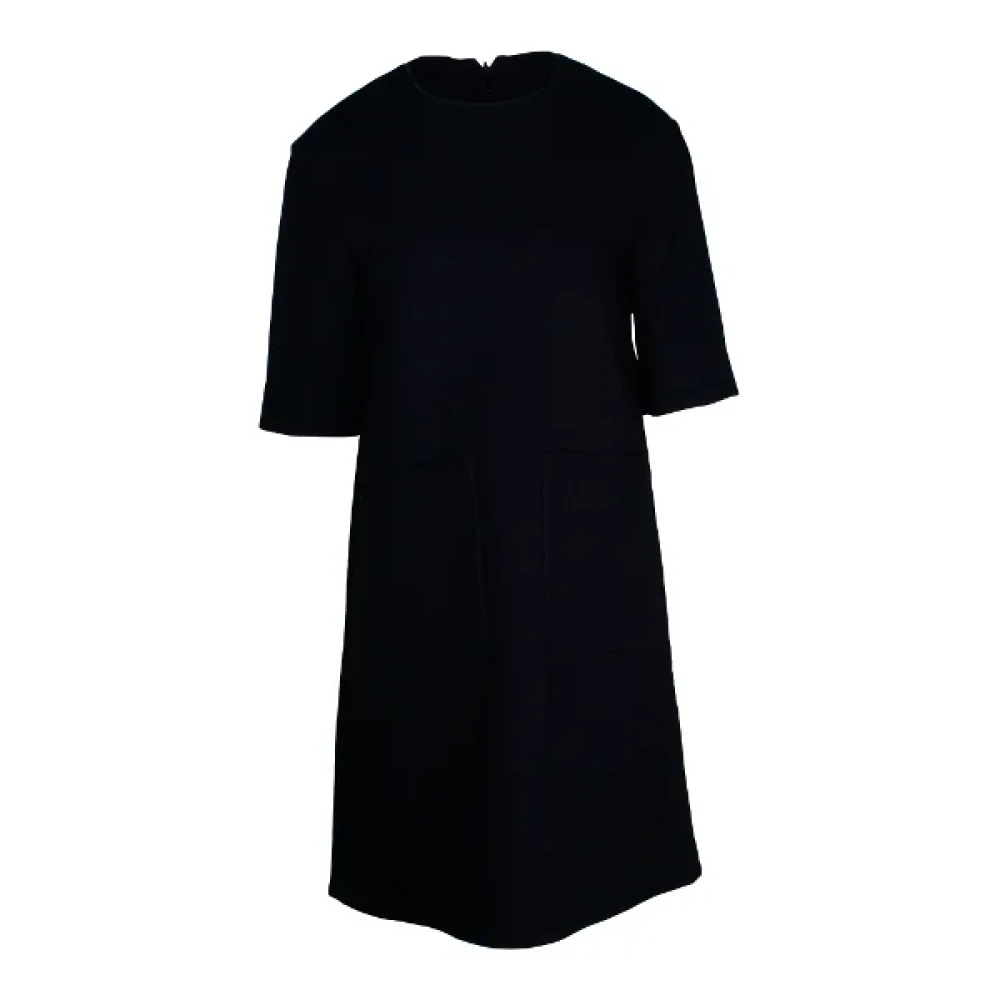 Marni Pre-owned Wool dresses Black Dames