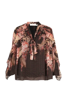 Romantisk Flutter Blus