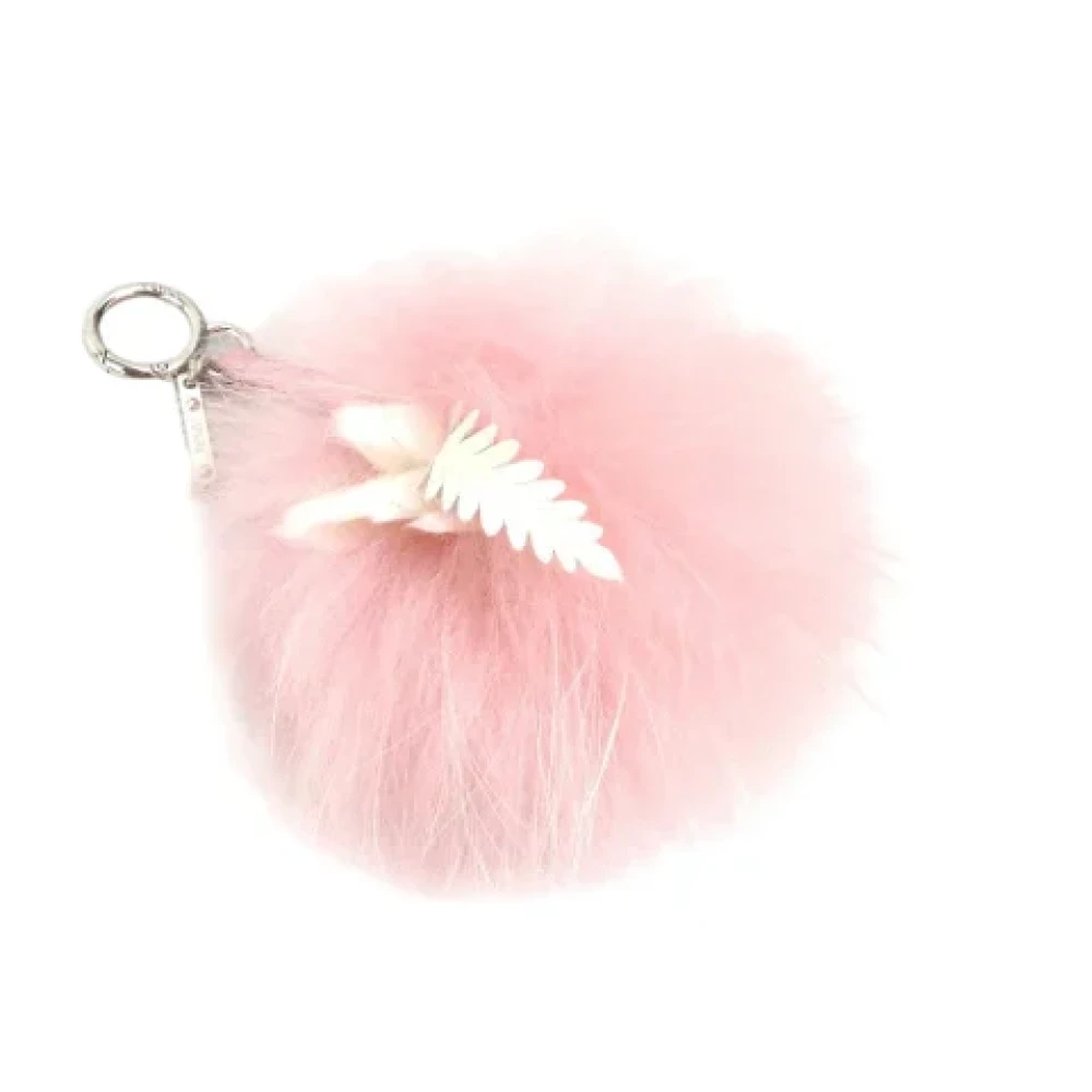 Fendi Vintage Pre-owned Fur key-holders Pink Dames