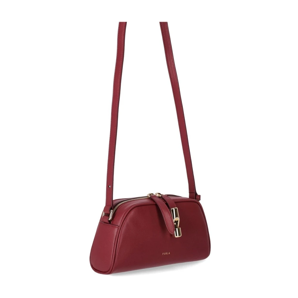 Furla Kersenrode Mini Crossbody Tas Red Dames