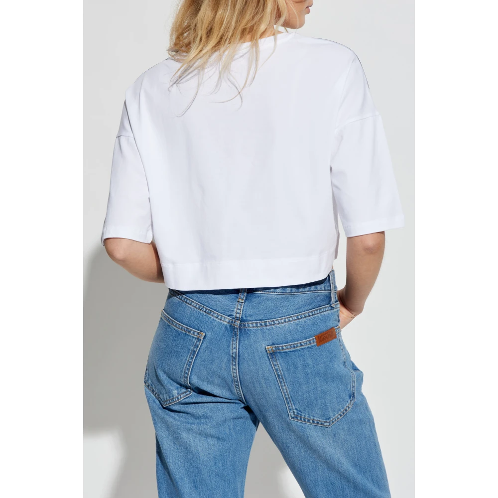 Moschino T-shirt uit de ondergoedcollectie White Dames